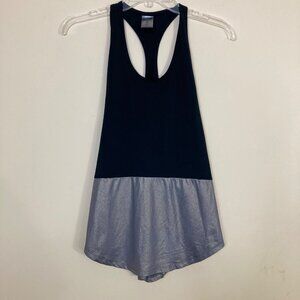 Champion C9 Tank Top XS Black Gold Metallic Colorblock Workout Duo Dry